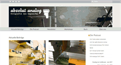 Desktop Screenshot of absolutanalog.de